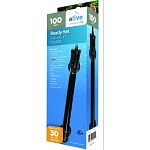 Pre set, no adjustment required Led operating lights red-heating; green-at 78 degrees Thermostat maintains water temperature at 78 degrees +/- 2 degrees Silicon crystals effectively distribute and transfer heat Shatter resistant durable quartz glass Fully