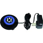 Endless color combinations. Creates colorful column of air in aquariums. Great night light. Replaceable air stone. Fully submersible. Attached securely to bottom of aquarium. Replacement air stone 2 pack is bci # 034154.