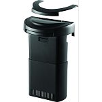 Dual purpose aquarium filter: natural aquaponics filter and traditional power filter. Big boost: hydrocorn and media bag included. Uses two medium cartridges included. 114 gph lab certified flow rate. Lifetime warranty. Replacement filter cartridge 3 pack