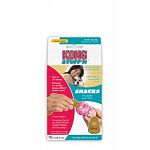 Puppy Snaps are designed for stuffing medium and large Puppy KONG Toys, but work great as an anytime treat. Feed 2 to 6 snaps daily as a treat depending on your puppy's weight and activity level. Great Chicken & Rice flavor.
