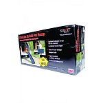 Weighing in at a feather-light 10 lbs, the bi-fold pet ramp supports over 200 lbs. Its rugged, all-plastic construction and simple, folding design make it cinch to use. Includes a safety release latch to prevent accidental opening, and four rubber feet fo