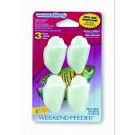 Wardley weekend feeder feeds tropical and goldfish for up to 3 days in your community aquarium automatically.