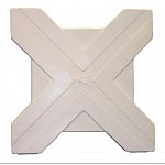 This convenient and easy to set-up white cavelletti jump by Horsemen's Pride is sold in a case of two. Made of high density plastic, so it's very durable and made to withstand all types of weather. Designed to hold one 4x4 wooden post (not included).