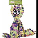 Designed for dogs who like to shake, toss, tug and squeak their toys. A stuffing-free dog toy, with built-in squeakers that make dogs want to bite the toy and flop it around Crinkles and squeaks