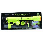 Tennis ball launcher Extra ball storage Great for training exercise and fun E-z pickup and quick load For outdoor use only Works with all hyper pet balls