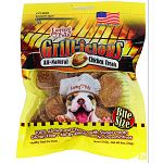 100% all-natural beef, chicken and turkey treats. Mixed with antioxidant-rich sweet potato and come in regular or bite size to suit any dog. Made in the usa Soy free, gluten free, and with no additives or preservatives