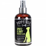 Rosemary, lavender, and mint scented Ideal to be used between baths to keep the coat smelling clean Made with all natural ingredients Made in the usa