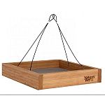 Made with cross-ply bamboo for ultra resistance against mold, bacteria, and squirrels Extra spacing to accommodate large birds like cardinals and jays Removable fresh seed tray for cleaning and prevention of mold and bacteria growth Wide opening for easy