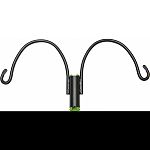 Part of a completly customizable outdoor hook and display system Stronger than traditional shepherd hooks Select one or more of the center poles and choose any combination of innovative hooks or pot holders Add support and stability by selecting by adding