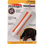 Combines durable strength with natural bone scent Will not split and splinter like a natural bone Chewy patches add interest Bone blend made in the usa