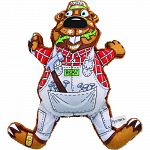 Dog toy is soft, lightweight, squeaks and entertains Canvas and plush combo for soft play appeal Soft enough for indoor toss and fetch play Helps provide safe, appropriate activities while exercising in the indoor environment Creates interactions that h