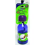 Provides a multi-sensory appeal to keep your dog engaged and motivated to play. The unique design allows dogs to see, smell and hear the treats as they roll around in the jug. Not only dispenses treats but can also be used for obedience training and feedi