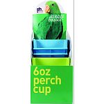Open-style bird food and water cups give your bird full access to seed Easily mounts to any cage with the included hanging hooks Dishwasher-safe cups are easy to clean