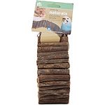 For medium birds and small animals Wholesome materials and natural shapes inspire instinctive playtime fun Install bridge on horizontal wires - bridge can be shped and reshaped for added variety