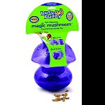 Food and treat activity toy. Tip, flip and roll and treats will dispense.