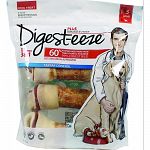 Flavored beefhide chews treated with our unique and innovative 100% natural system for easier-to-digest treat 60% faster digestion than traditional rawhide 99% digestible Scientifically proven Veterinarian recommended, kennel tested and dog approved