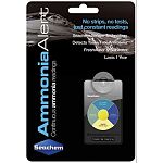 An innovative color device for continuously detecting and monitoring toxic free ammonia. A sensor changes reversibly from yellow to green to blue, relative tot he ammonia concentration. No test kits, chemicals or procedures are needed. For marine or fresh