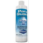 The only fish and filter safe aldehyde based parasite control product available. Contains no formaldehyde or methanol and will not alter ph. For fresh water or marine.