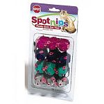 The classic plush mouse comes in assorted colors, the all-timekitty favorite fashion-ably hued for hours of playtime fun.