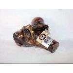 Roasted to perfection, the Smokehouse Meaty Saddle Bone is a treat that your dog is sure to love. Bone is approxiamately 8 in. x 5 in. (Length x Width). The hearty bone is made in the USA and is sure to keep your dog entertained for hours.