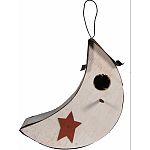 Half moon birdhouse Decorative and functional Made in the usa by skilled craftsman