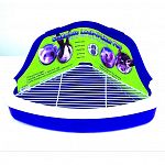 Designed by rabbit owners, this scatterless rabbit litter pan makes clean-up easier for you, while helping to control the odor. Pan has a cage lock, wire floor and a plastic guard to help to keep the cage clean. Design helps to eliminate litter spills.