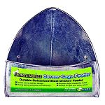 Space saving corner design. Provides food inside the hutch. Perfect for grit and oyster shell.