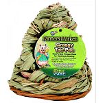 The perfect private place for nesting and resting. Handwoven of natural grasses. Healthy, high-fiber foraging. Safe to Chew.