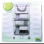 The ultimate in pet comfort, complete safety and convenient cleaning Strong square tube construction, includes cozy hammock Easy to assemble - easy to clean