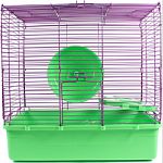 Made with rust resistant wire plus stain and odor resistant plastic Ready to assemble Snaps together in minutes Complete with wheel, shelf, and climbing tube