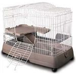 Small animal luxury living home Perfect for guinea pigs, dwarf rabbits, and adult rats Full width pull out tray reduces messes Clear side guards keep bedding inside while offering a clear view of your pet Easy access extra large door makes care easy