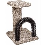 Brush traps dead hair Offers soothing and simple self grooming for kitty Paw pleasing scratch surfaces