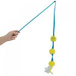 Refillable catnip wand. Includes genuine cosmic catnip. Hours of interactive fun. Easy to fill and refill.