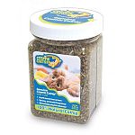 Cosmic catnip has been grown to achieve the strongest, most auromatic catnip ever produced. When catnip is pinched, the aroma stored in the dried leaves and flowers is released, driving cats wld!