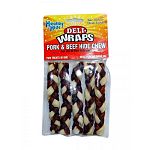 Two chews in one. Unique patented chews allow for your pet to fully enjoy two of the flavors dogs love most- pork and beef. Made with the highest quality pork and premium beef hides. Reduces tartar, promoting good dental health. Long lasting.