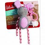 Catnip stimulates your cat and increases the enjoyment of play Natural oils in catnip trigger a burst of playful energy then followed by a mellow period Pesticides and chemical free Fiberfill made with 100% recycled plastic Other benefits to your cat: pla