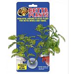 Naturalistic looking plastic plant for betta bowls and tanks. Adds a natural highlight to your betta bowl or nano tank. Provides cover for hiding and resting. Includes suction cup for easy anchoring/attachment.