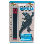 Thermometer for any cage.  Liquid crystal thermometer for all types of enclosures. Ranges from 70° to 105° F (21° to 40° C) with easy to read crystal coloring.  6 month manufacturer warranty.
