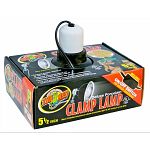 Heat source for reptiles.  Made of heavy gauge painted aluminum. Ceramic socket, and can be used with the Clamp Lamp Safety Cover to protect your bulbs, animals, and home.