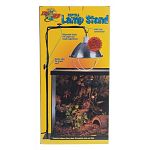 Safely suspends any lamp fixtures, clips away power cords. Horizontal arm has a 15