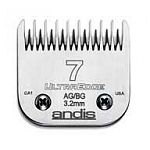 Chrome finish resists rust and keeps blades at optium performance. Size 7 Skip Tooth, leaves hair: 1/8 inches - 3.2mm.