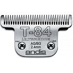 Ultraedge blade. Carburized steel extends edge life - adds carbon to cutting edge, creating blades that stay sharper, longer. Chrome finish resists rust and keeps blades at optium performance. Size T-84, leaves hair 3/32 inches- 2.4mm.  