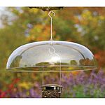  The largest clear dome on the market, therefore, the most effective dome to protect your feeder from both squirrels and the ravages of rain and snow. 18 inch diameter   