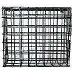 This large seed cake holder is ideal for year round use and will hold 3 pounds of suet, woodpecker, seed cakes. Works with any manufactured suet cake. Just fill and hang from any tree branch or hanger. Made of vinyl-coated stainless steel.