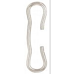 Weaver Leather's Nickel Plated C Style Bucket Hook has a high quality nickel finish and is made of strong steel. This bucket hook is design to last. Size of hook is 4.5 inches long.