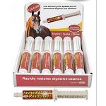 First aid for colic episode prior to professional diagnosis and treatment. Designed for immediate response to symptoms of scours, gut ache & treatment of diarrhea, & exposure to moldy hay or forage. Also ideal for use during times of stress - such as haul