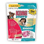 For puppies six to twenty lbs. Great for treat stuffing or alone. Nutritious puppy formula.