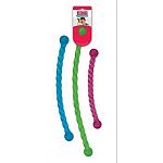 Perfect throw and fetch toy. Bendable and flexible, providing interesting and engaging fun for dogs. Made using durable plastic material. Great interactive toy. Indoor or outdoor use. Floatable.