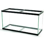 Standard size aquarium is made with care to assure that it can stand up to almost any application. Come in a wide range of sizes as well as black and oak trim styles. Large aquariums feature one-piece center-braced frames that eliminate glass bowing.