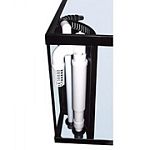 Accessory kit contains: 1 inch diameter adjustable drainpipe. Quiet your old corner overflow or add the adjustable feature to existing overflow aquarium. Fress fits right into the standard 1 inch bulkhead provided in the all-glass overflow accessory kits.